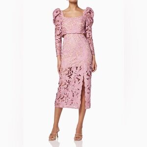 NWT Elliatt Court Cutout Pink Mauve Dress M